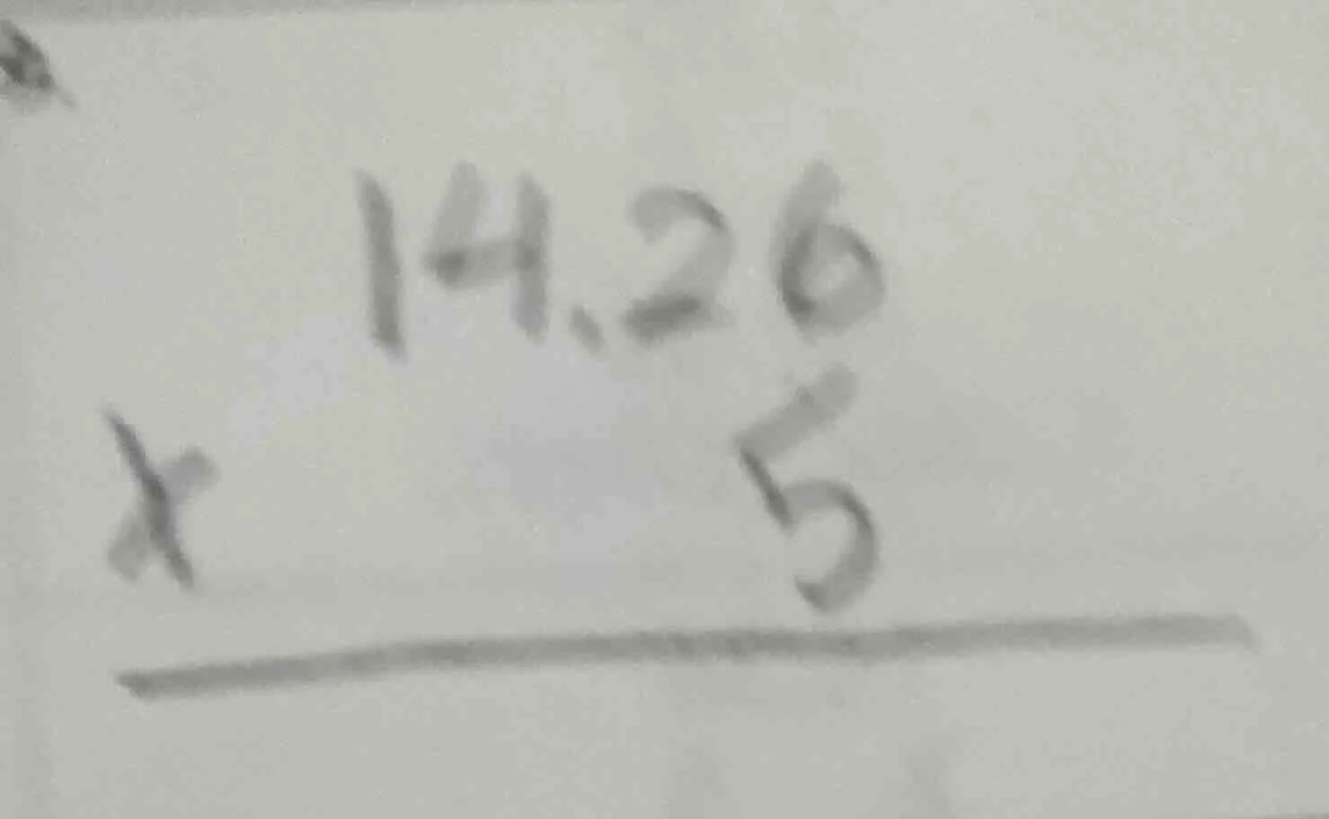 14.26 × 5 ———