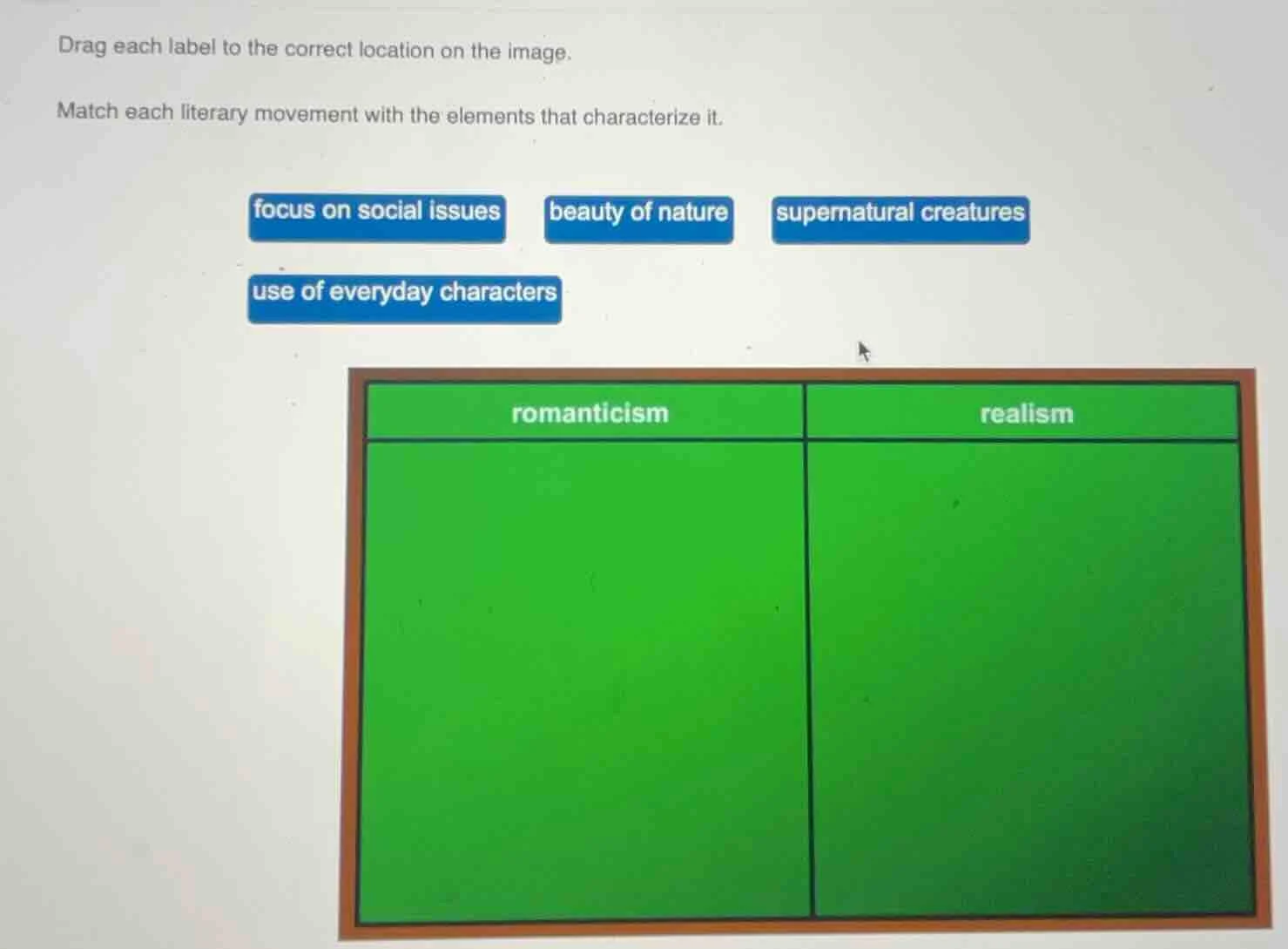 drag each label to the correct location on the image. match each litera…