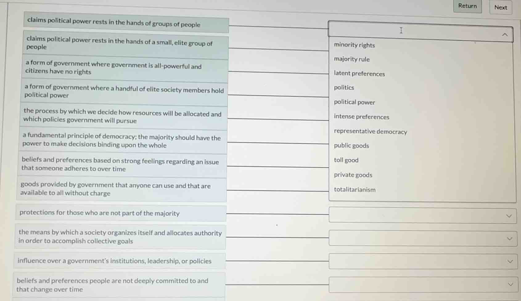 claims political power rests in the hands of groups of people claims po…
