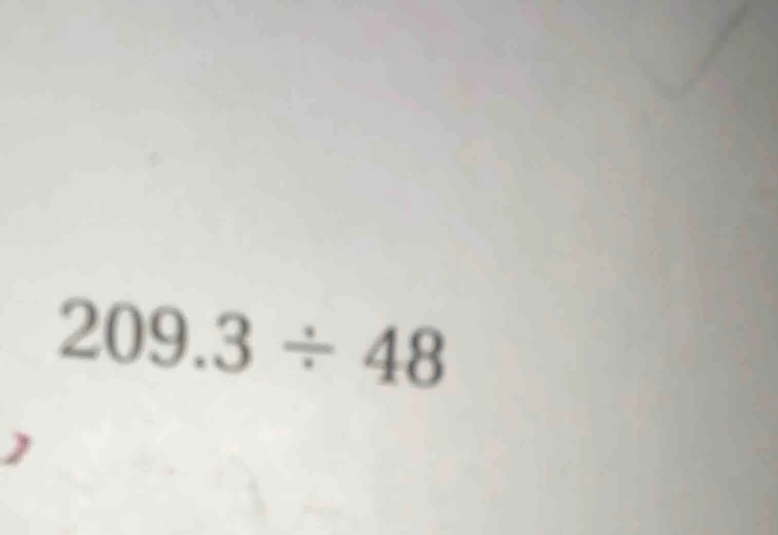 209.3 ÷ 48