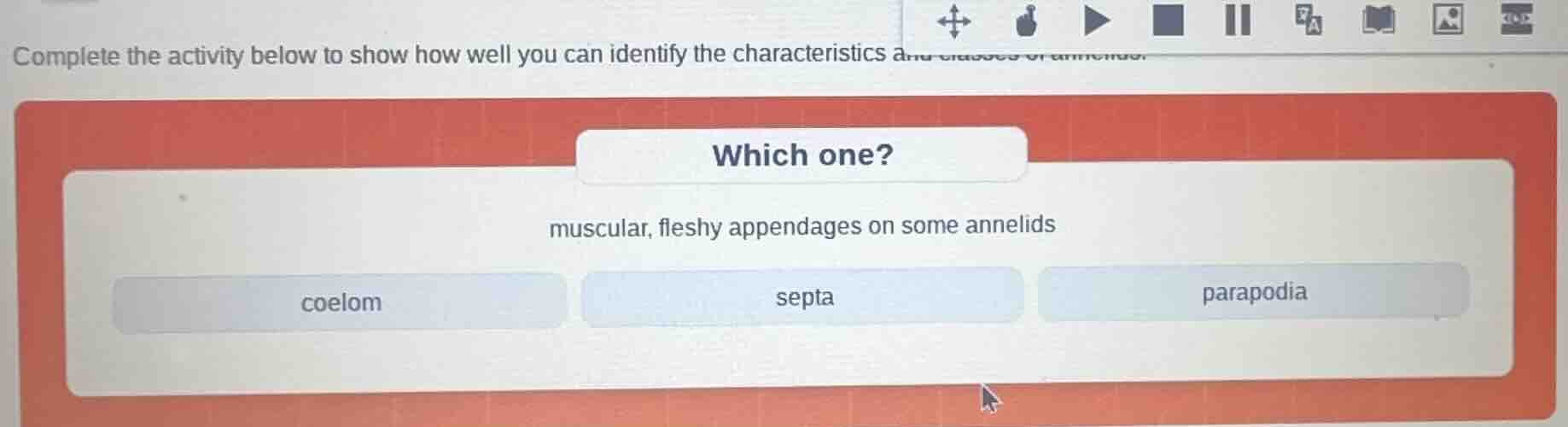 complete the activity below to show how well you can identify the chara…