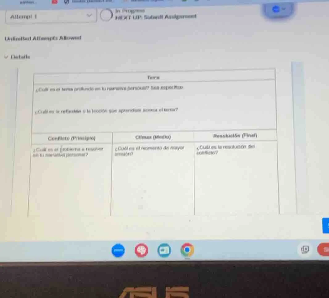 attempt 1 in progress next up: submit assignment unlimited attempts all…