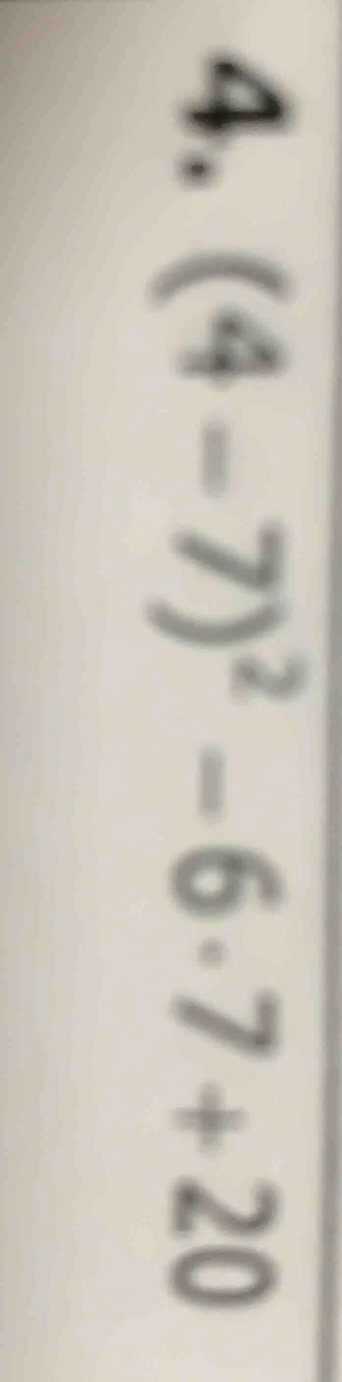 4·(4 - 7)² - 6·7 + 20