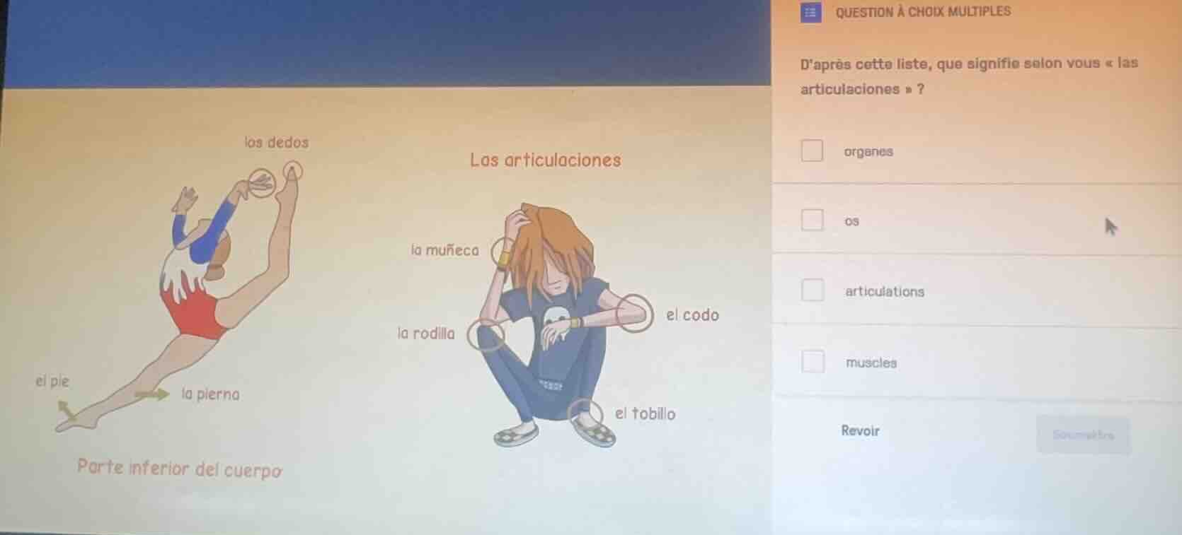 question à choix multiples d’après cette liste, que signifie selon vous…