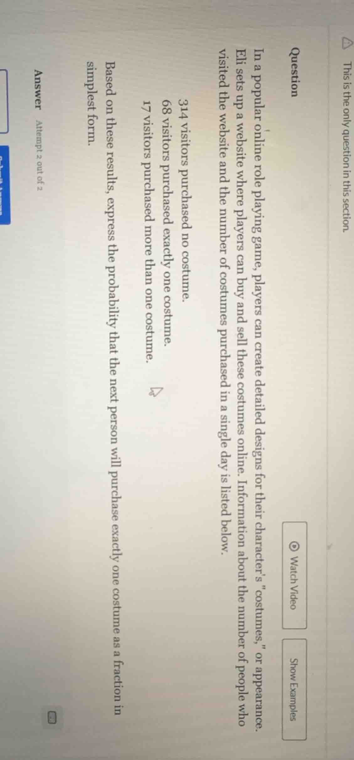 question in a popular online role playing game, players can create deta…