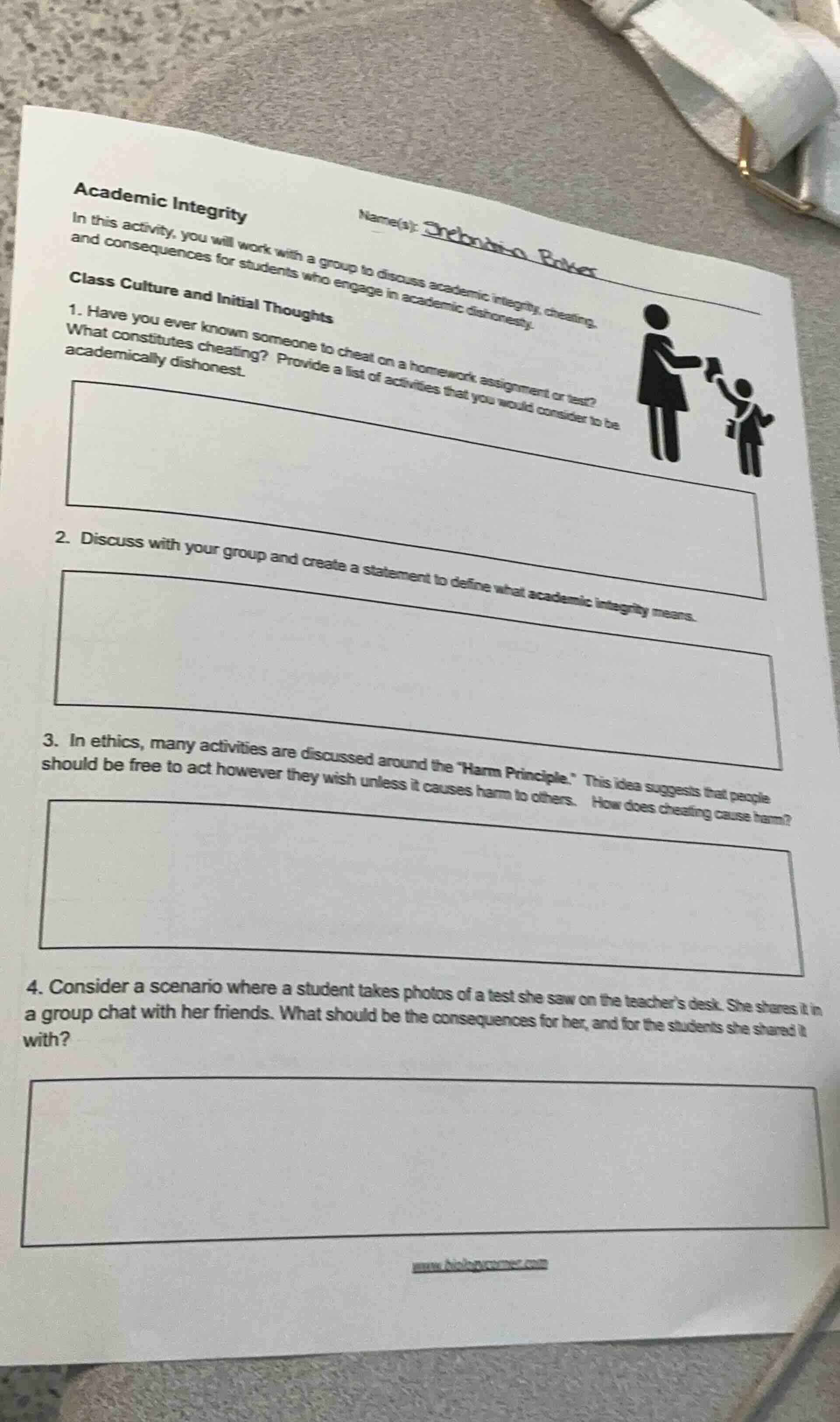 academic integrity name(s): shebrina baker in this activity, you will w…