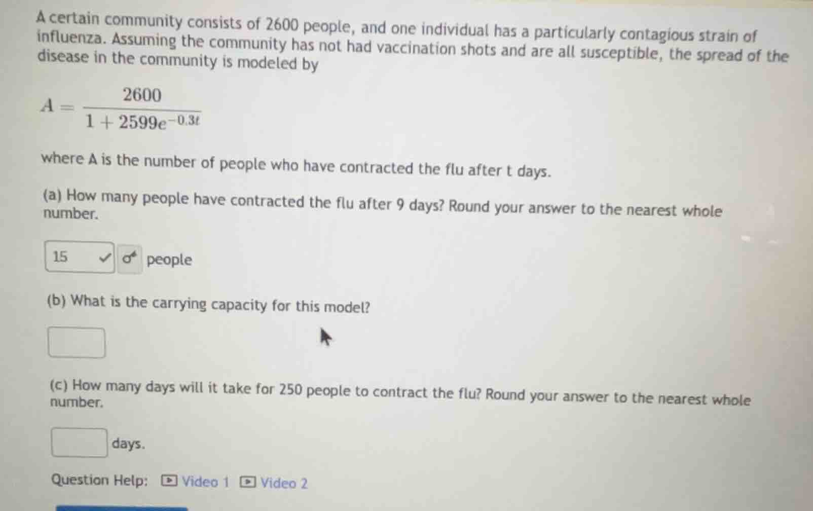 a certain community consists of 2600 people, and one individual has a p…