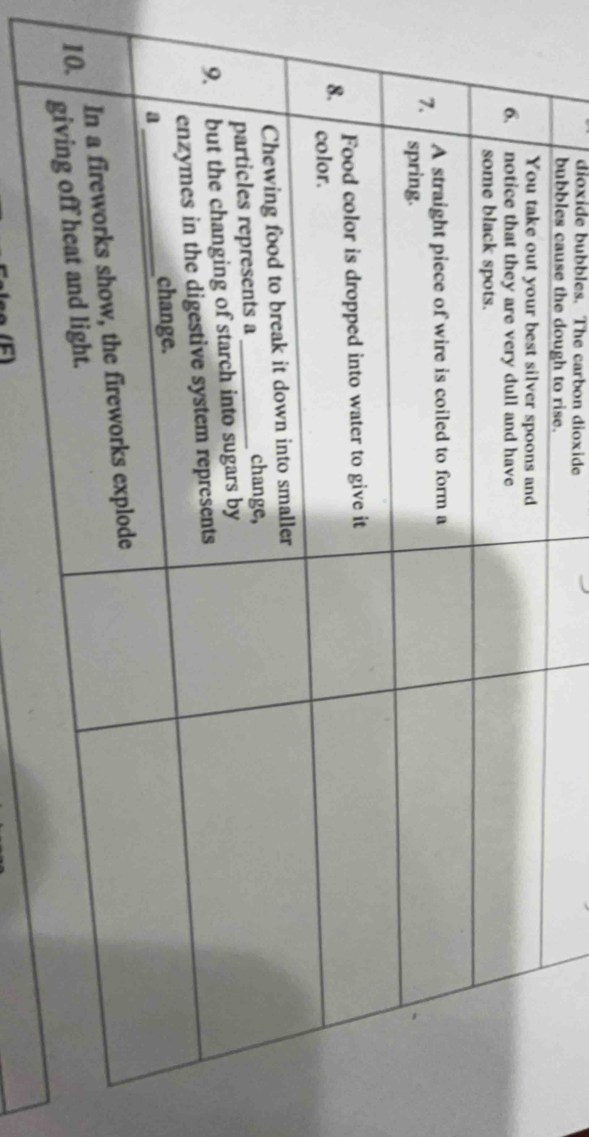 6. dioxide bubbles. the carbon dioxide bubbles cause the dough to rise.…
