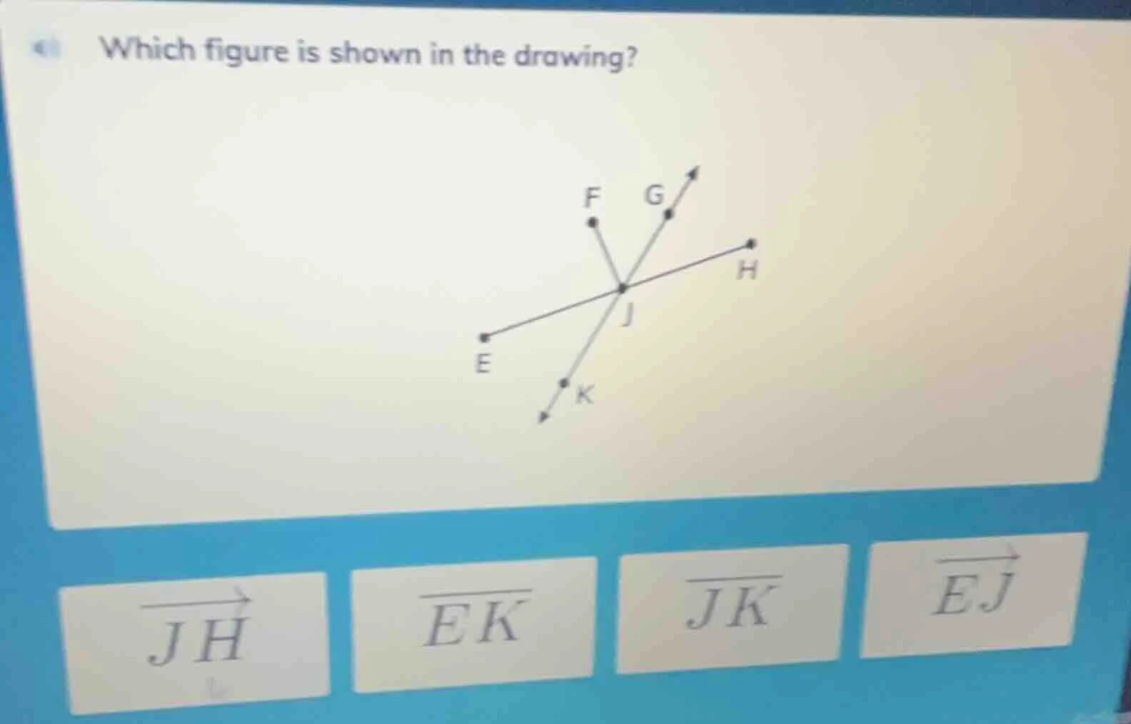 which figure is shown in the drawing? image of lines and points: e---j-…