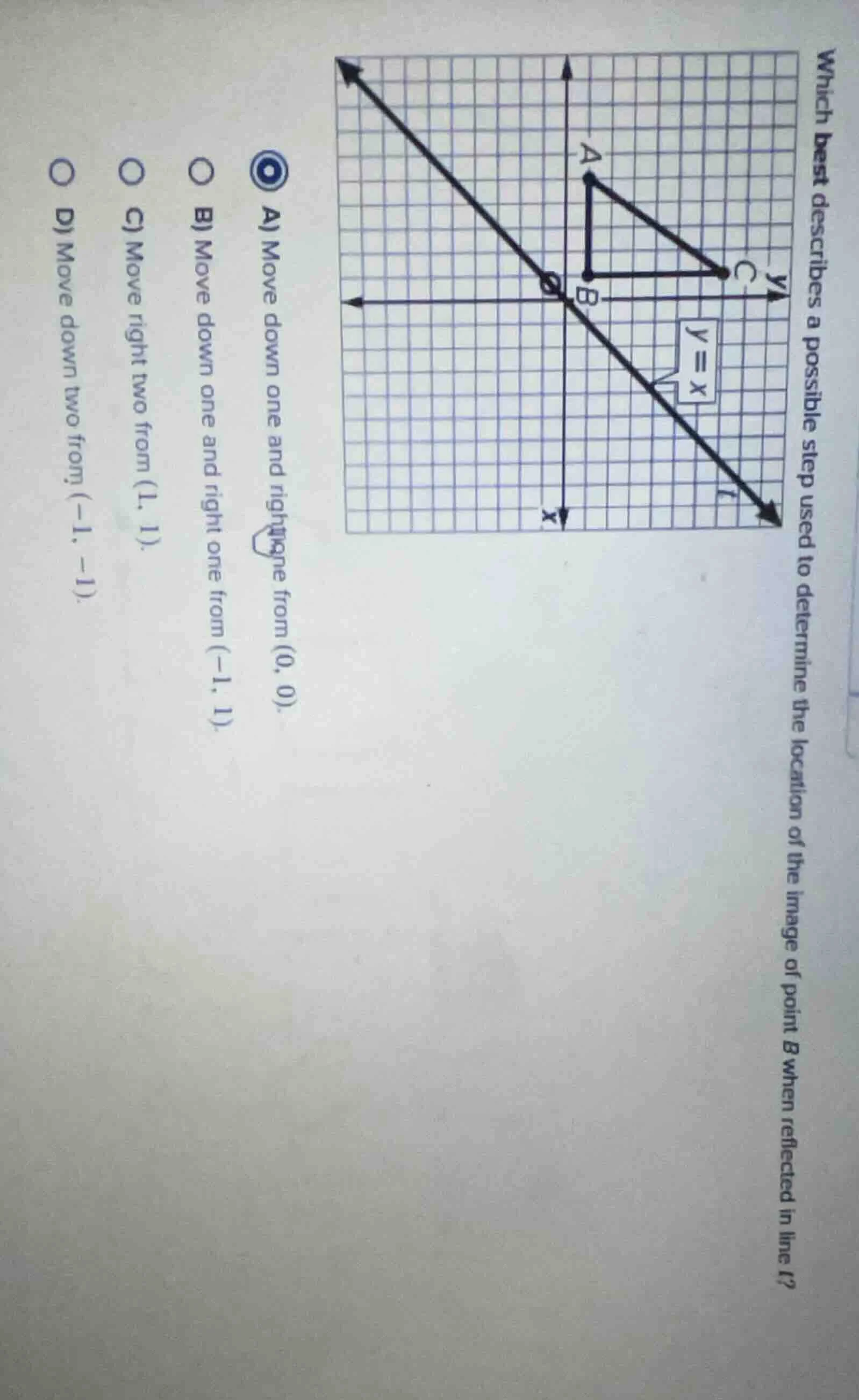 which best describes a possible step used to determine the location of …