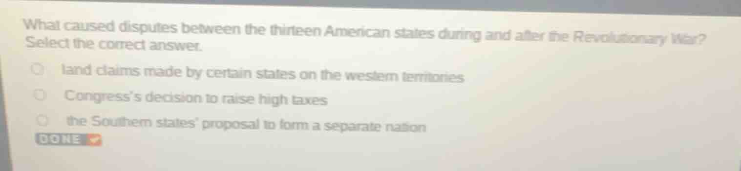 what caused disputes between the thirteen american states during and af…