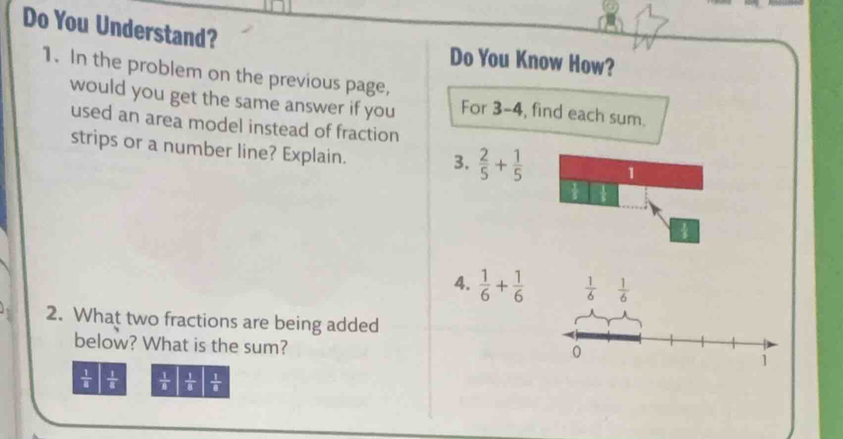 do you understand? 1. in the problem on the previous page, would you ge…