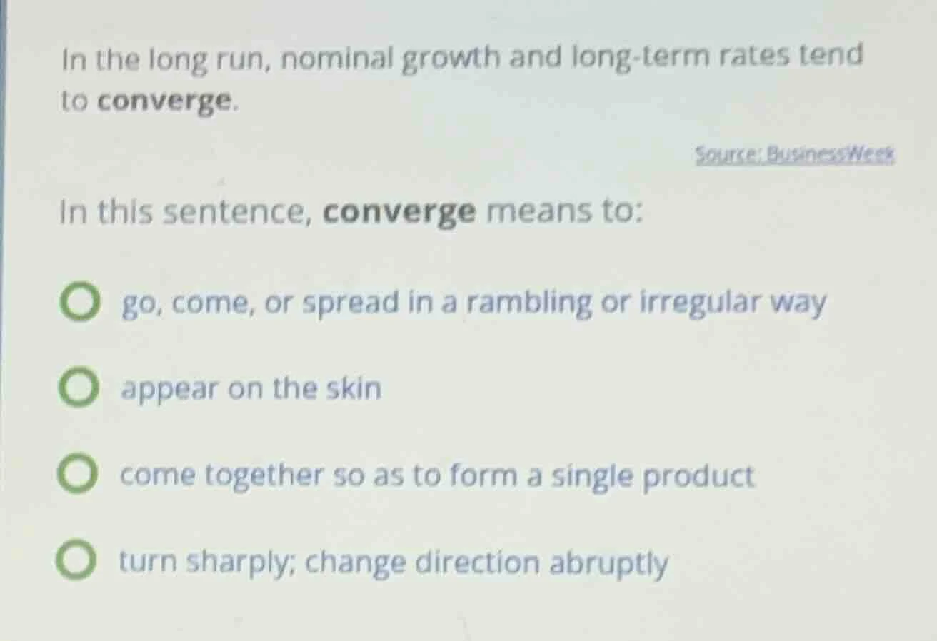 in the long run, nominal growth and long - term rates tend to converge.…
