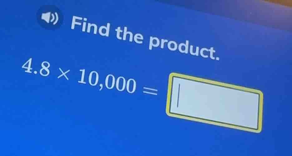 find the product. $4.8 \\times 10,000 = \\square$