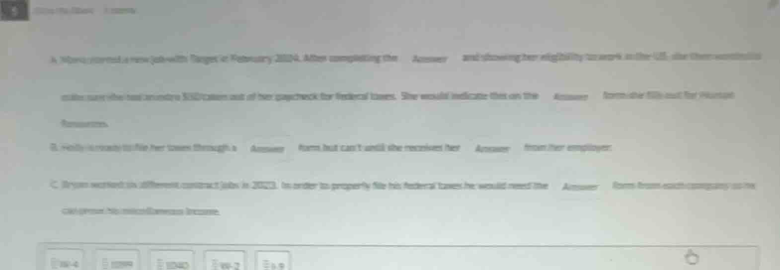 a. maria started a new job with target in february 2024. after completi…