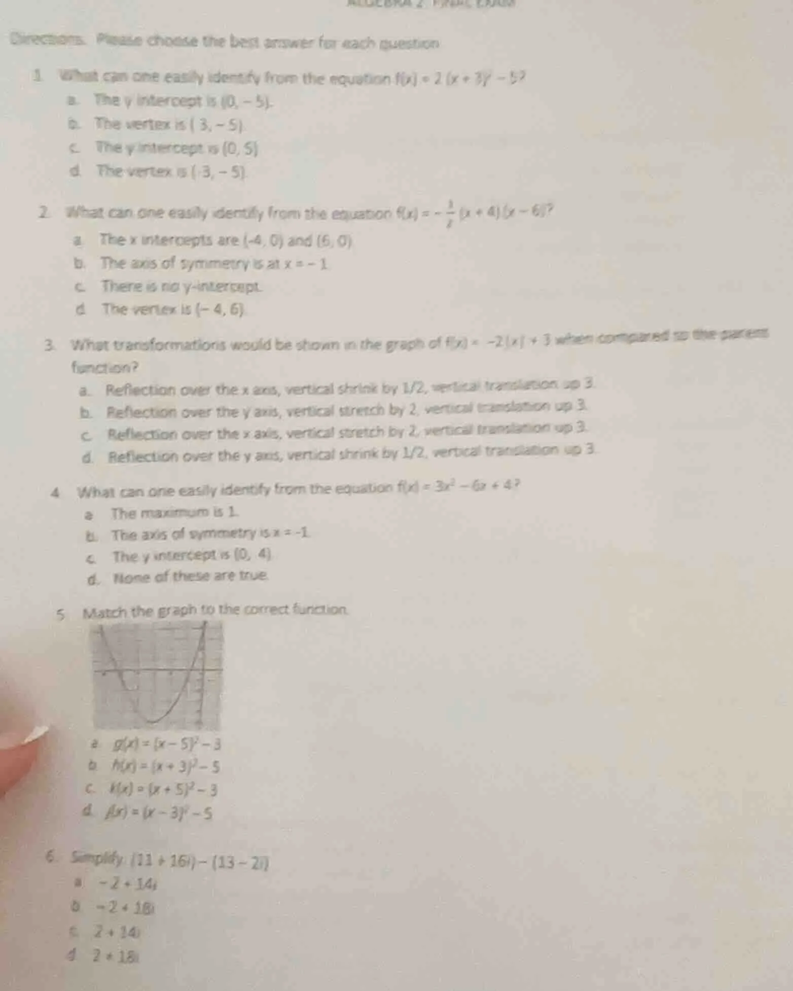 directions. please choose the best answer for each question 1. what can…