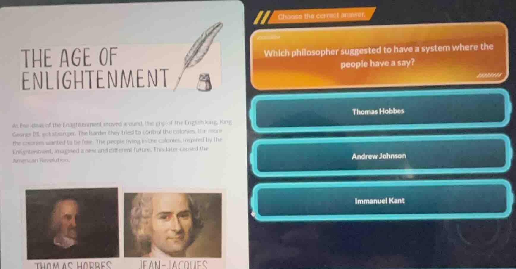 the age of enlightenment as the ideas of the enlightenment moved around…