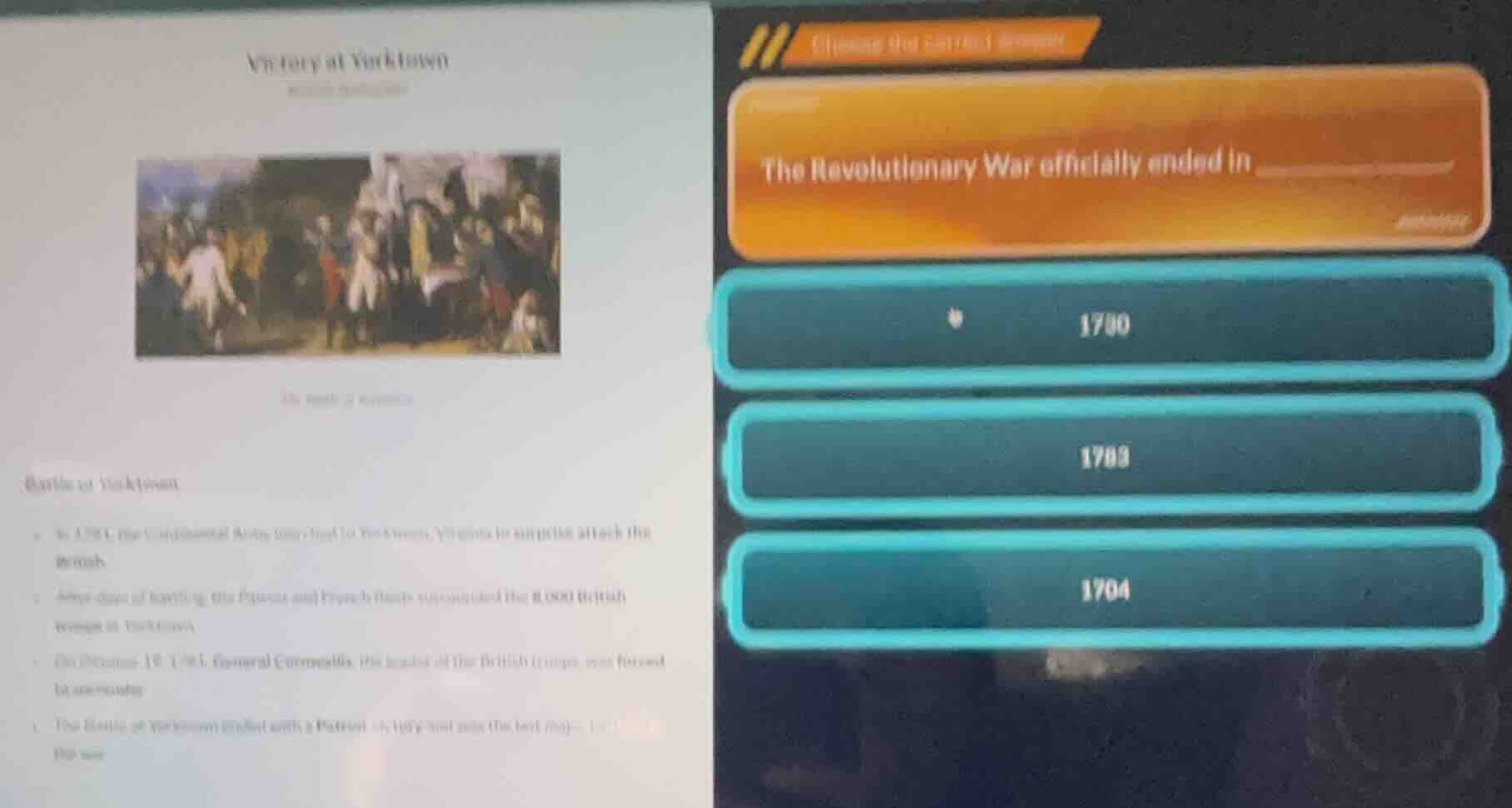 victory at yorktown battle of yorktown - in 1781, the continental army …