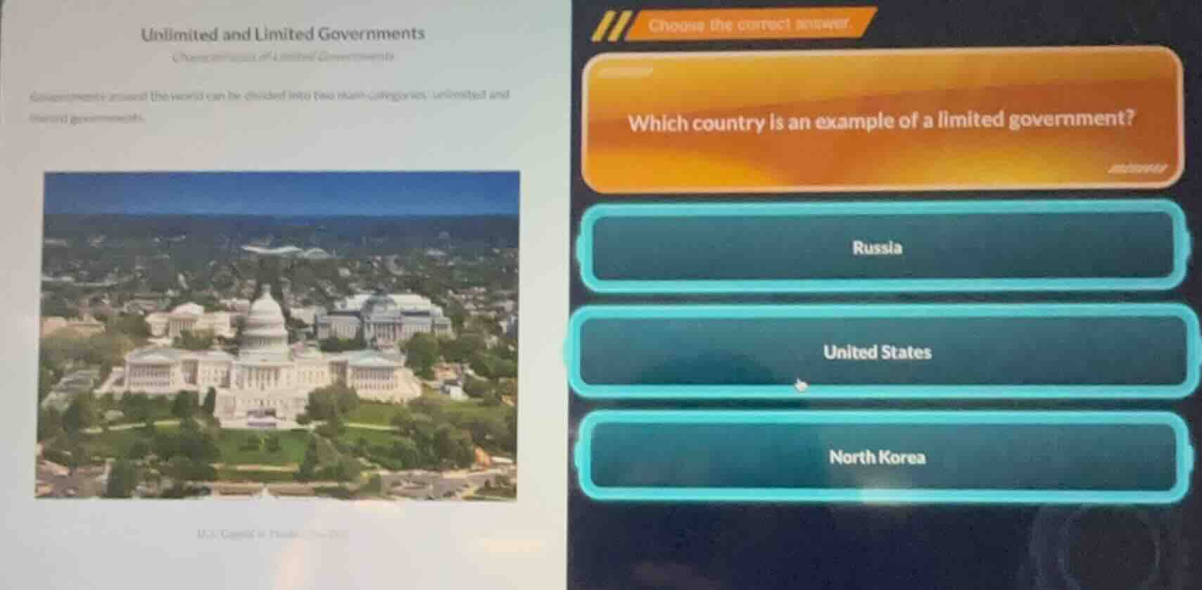 unlimited and limited governments governments around the world can be d…