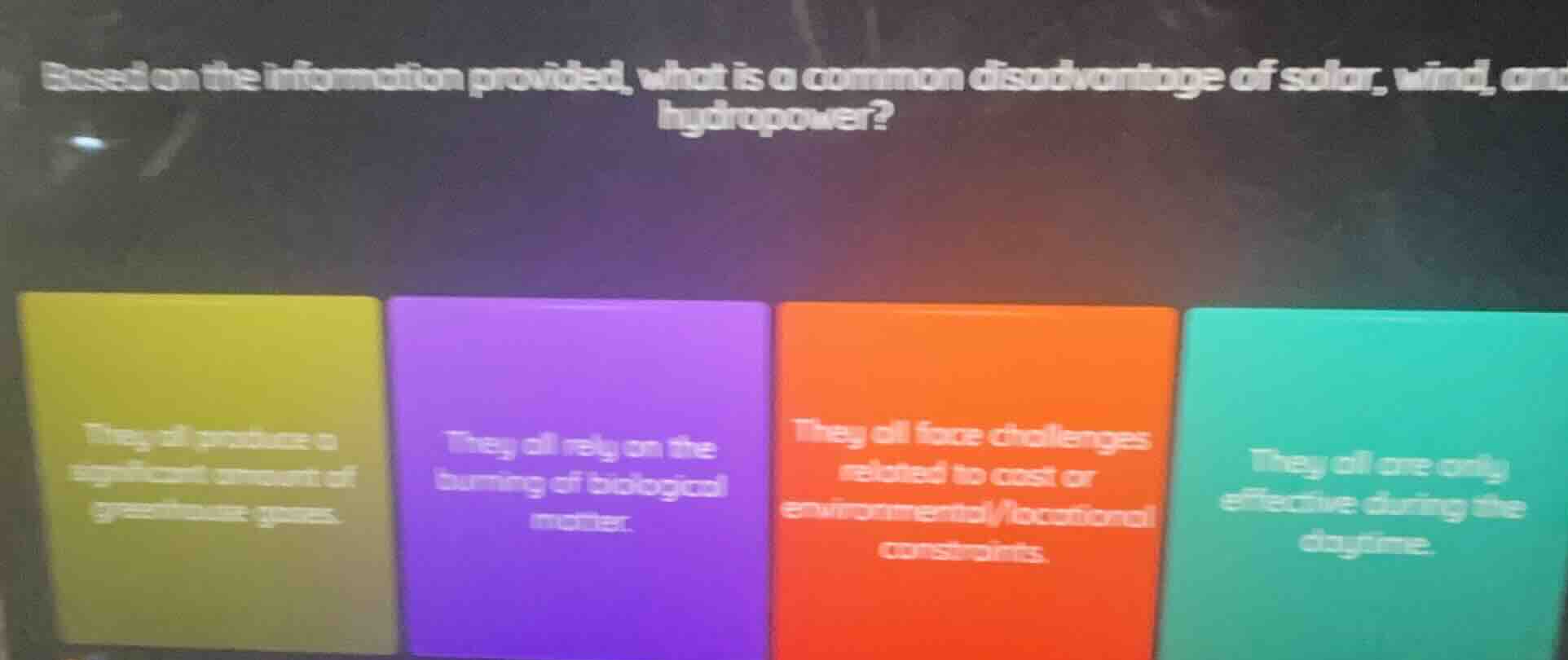 based on the information provided, what is a common disadvantage of sol…