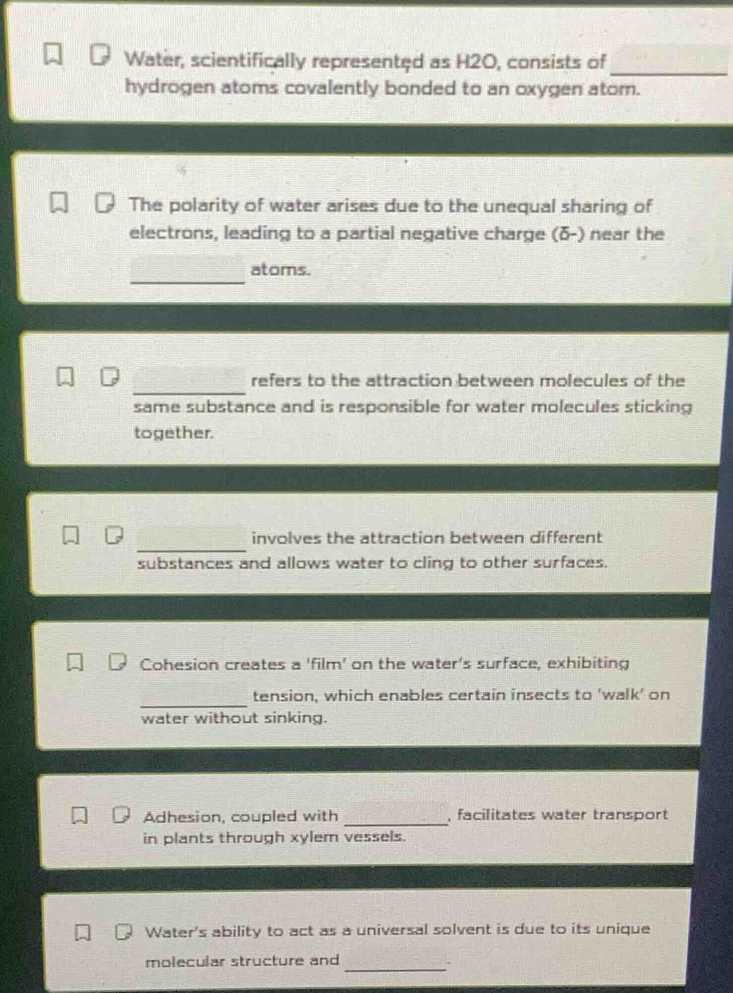 water, scientifically represented as h2o, consists of ______ hydrogen a…