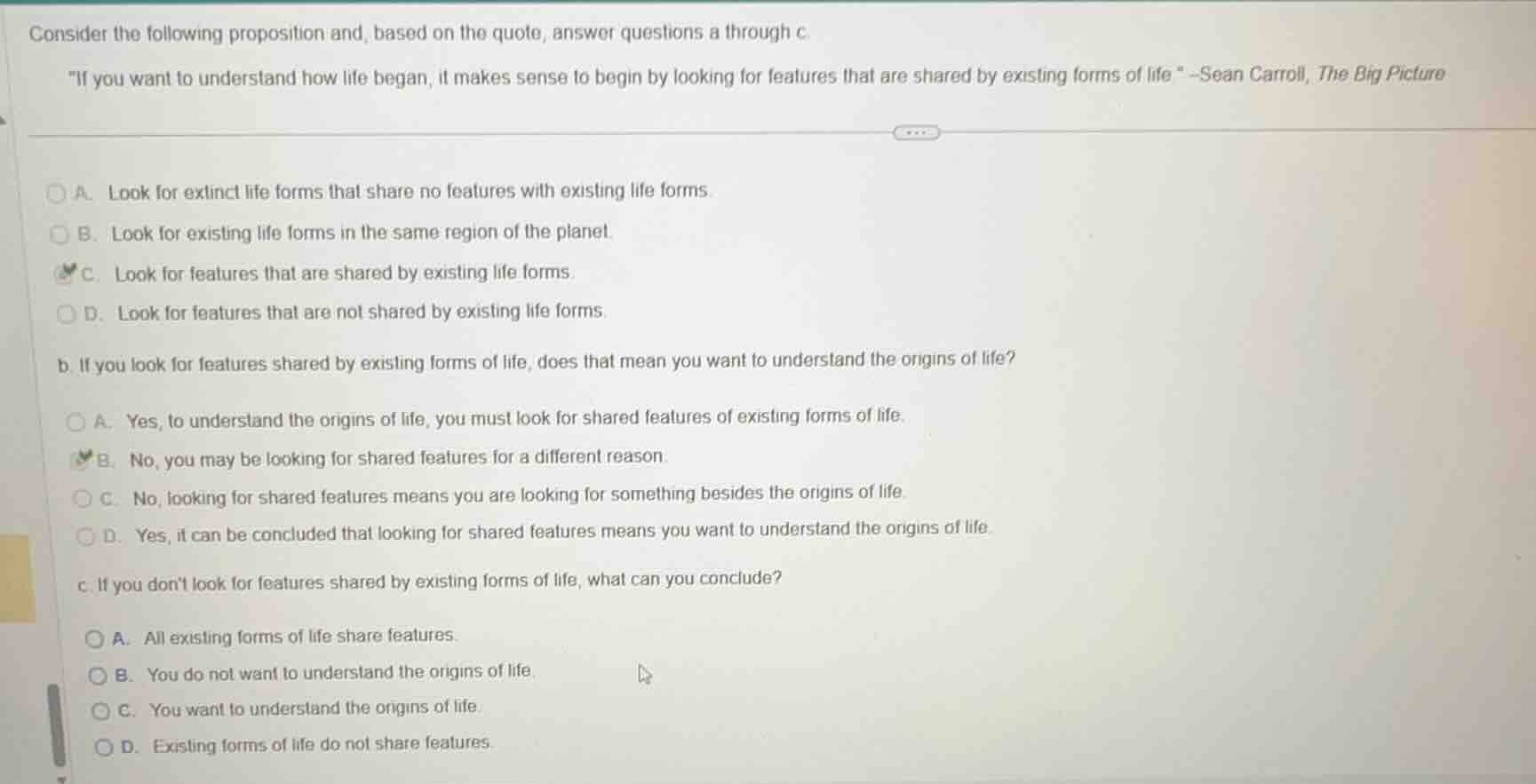 consider the following proposition and, based on the quote, answer ques…