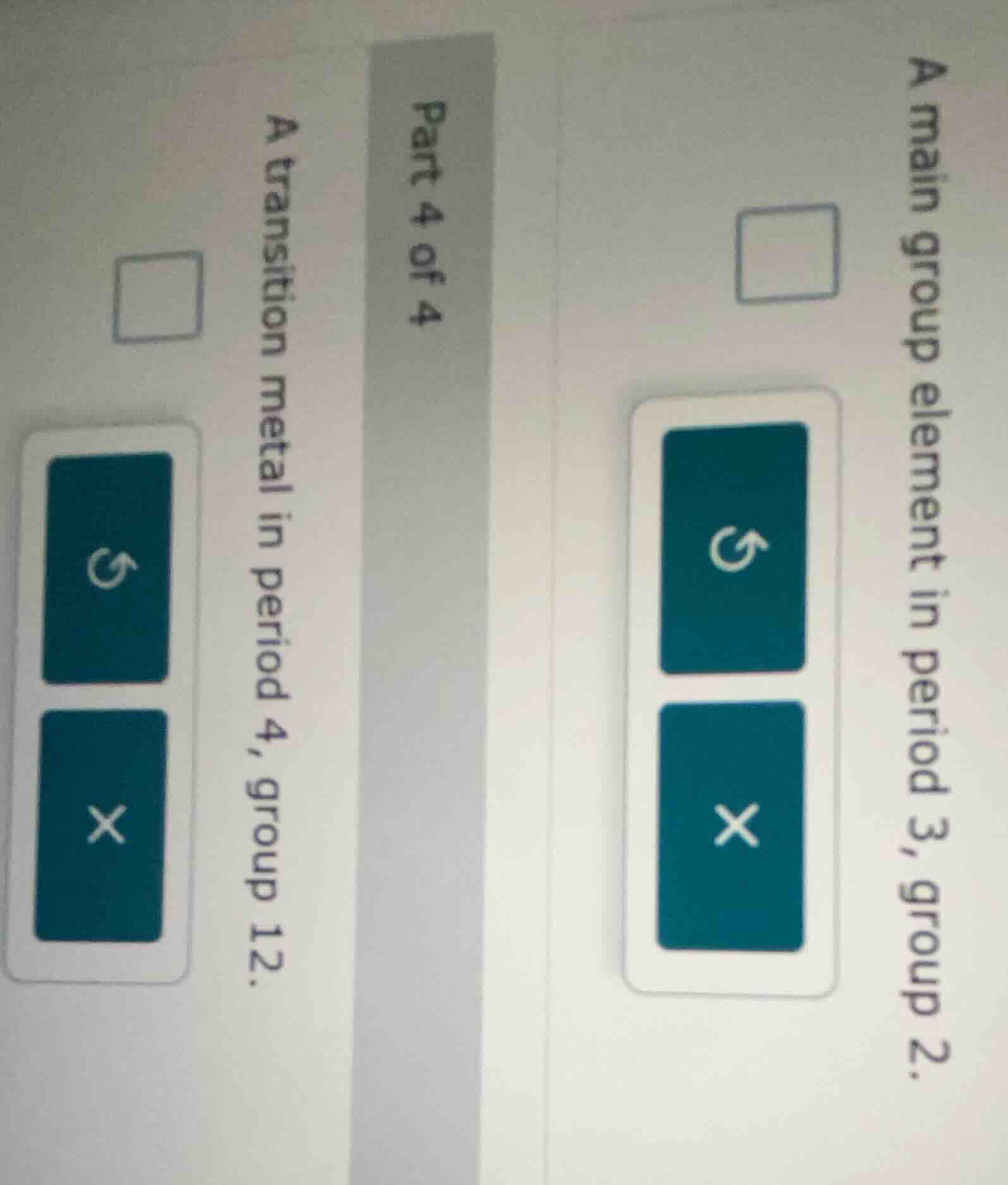part 4 of 4 a transition metal in period 4, group 12. a main group elem…