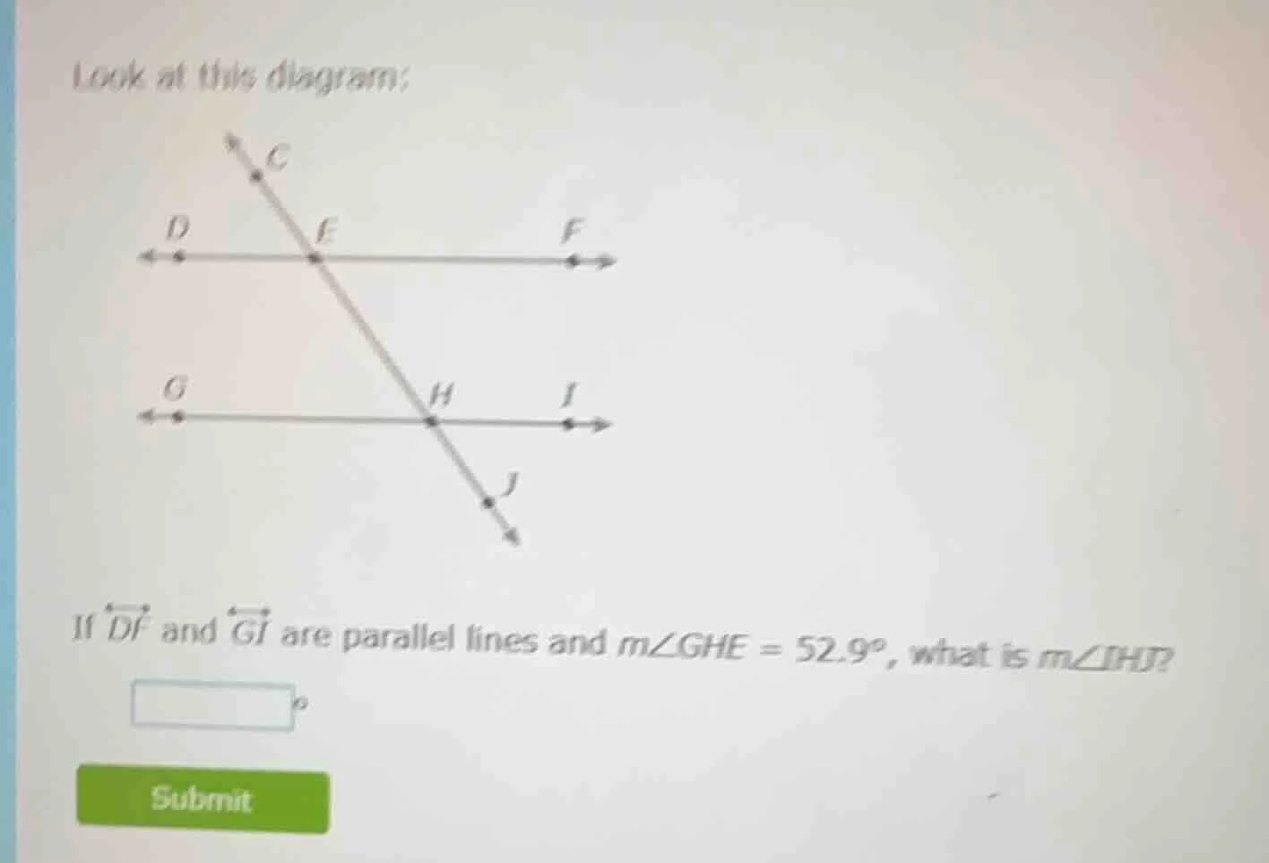 look at this diagram; if \\(\\overleftrightarrow{df}\\) and \\(\\overle…