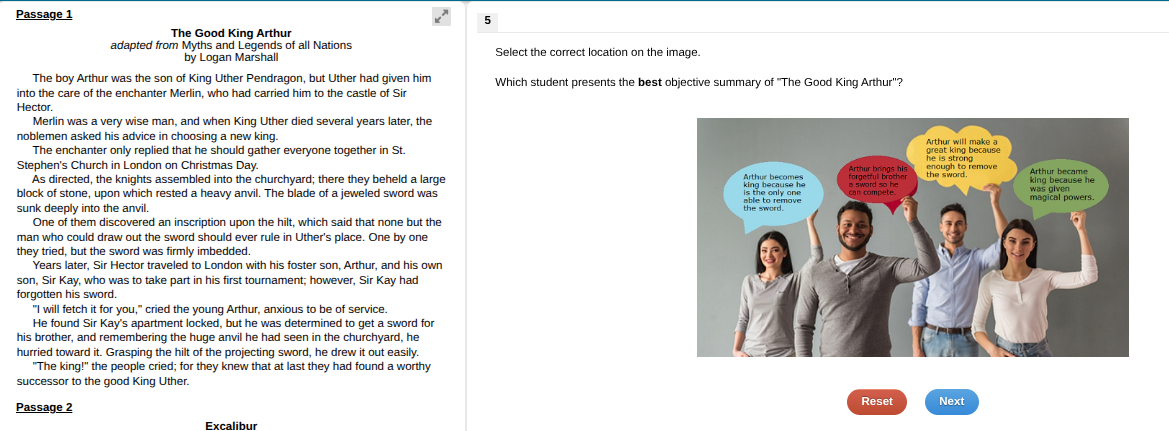 passage 1 the good king arthur adapted from myths and legends of all na…