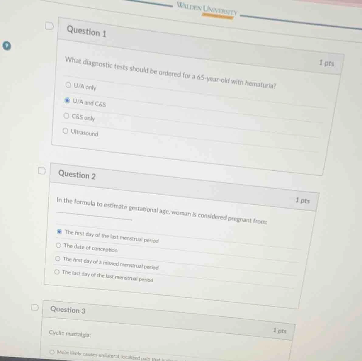 question 1 what diagnostic tests should be ordered for a 65 - year - ol…