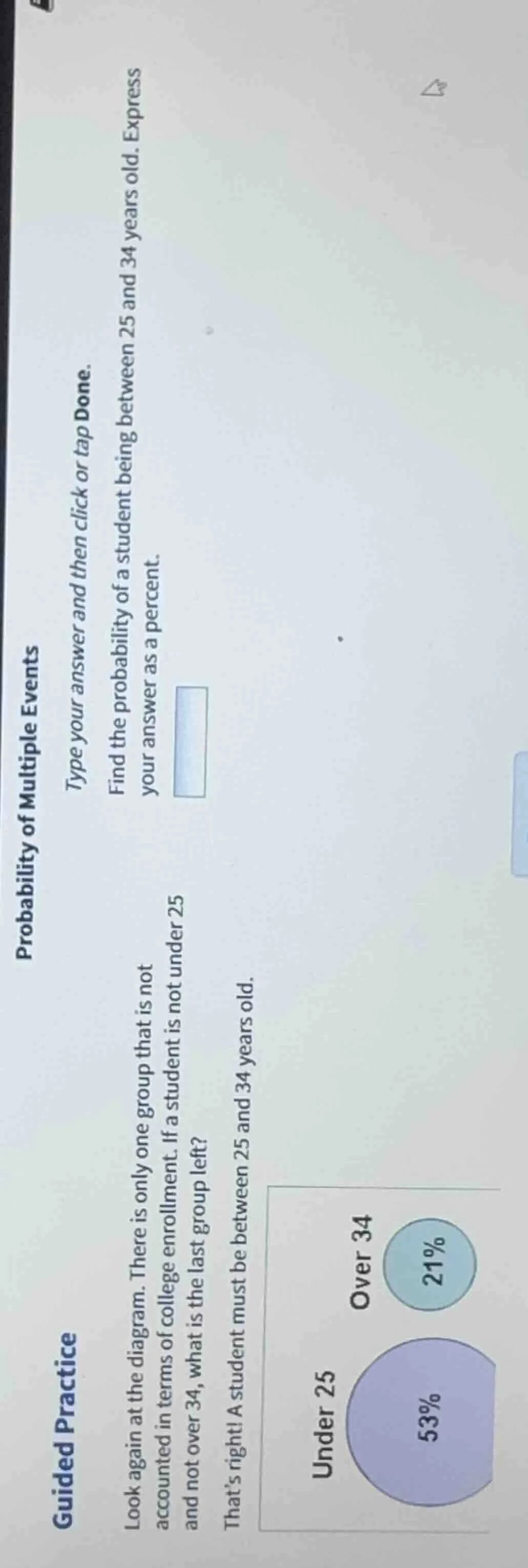 probability of multiple events guided practice look again at the diagra…