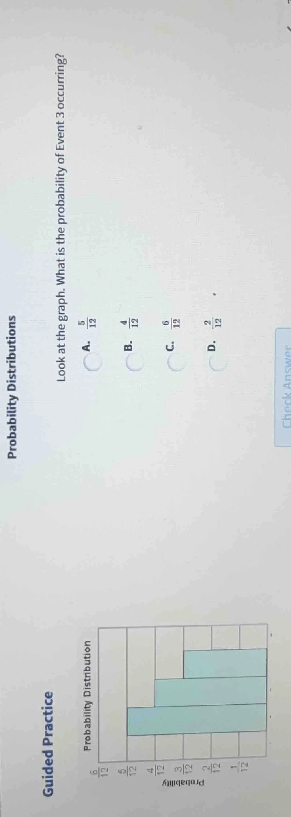 probability distributions guided practice look at the graph. what is th…