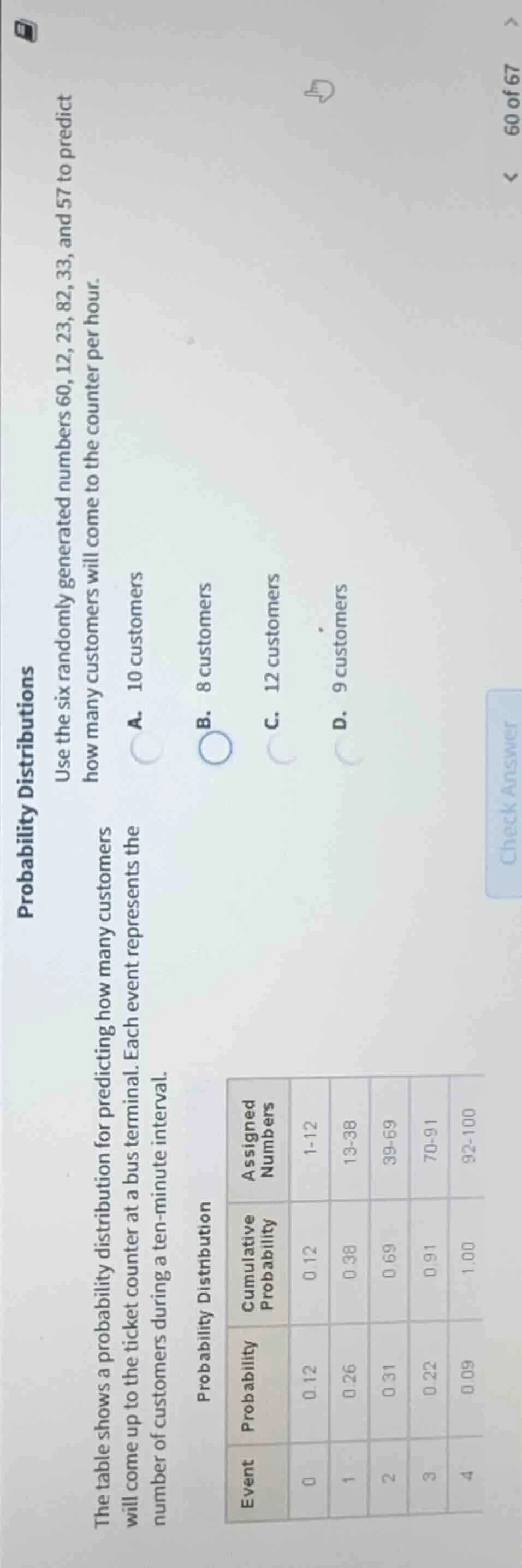 probability distributions the table shows a probability distribution fo…