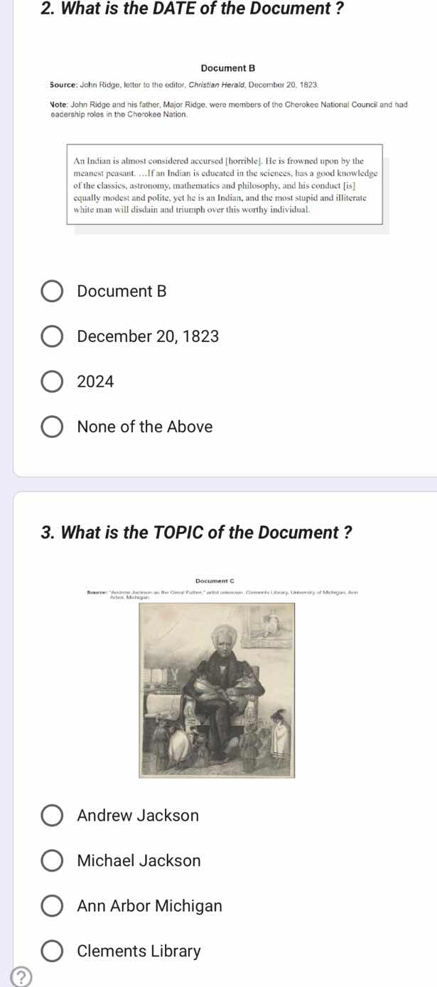 2. what is the date of the document? document b source: john ridge, let…