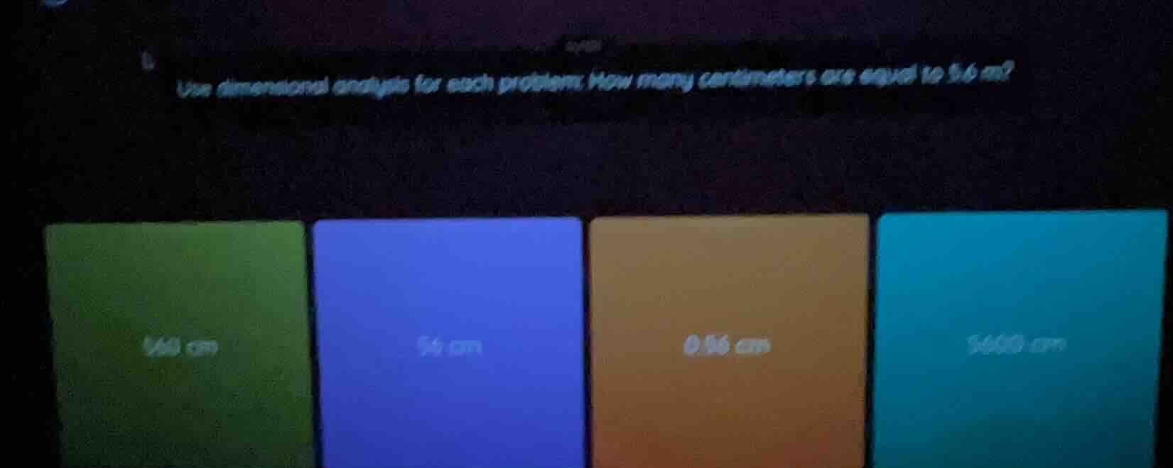 use dimensional analysis for each problem. how many centimeters are equ…
