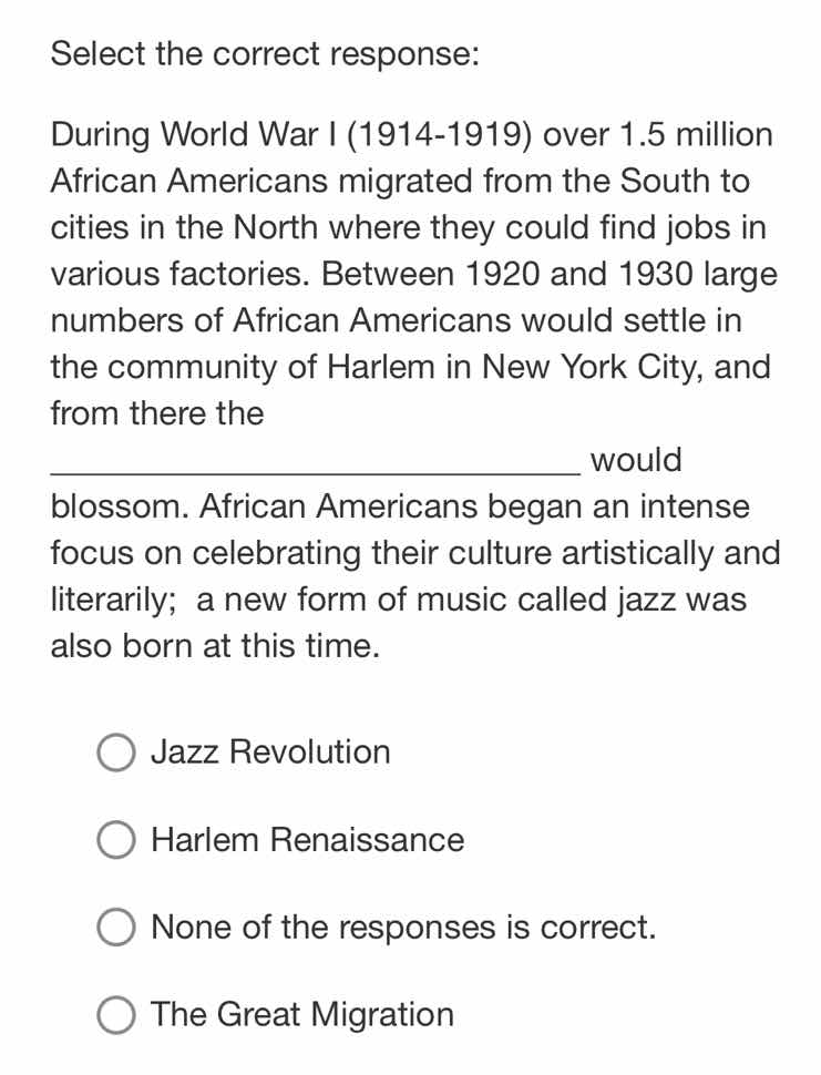 select the correct response: during world war i (1914-1919) over 1.5 mi…
