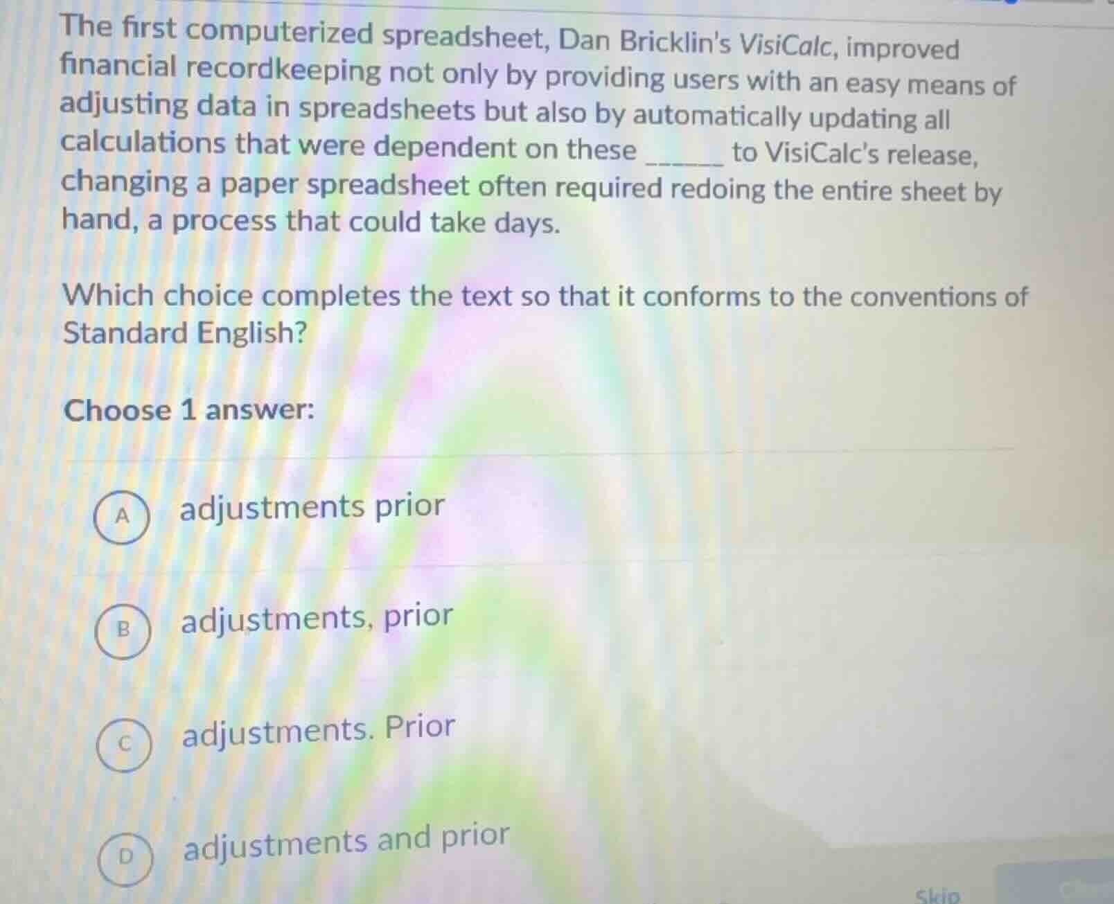 the first computerized spreadsheet, dan bricklins visicalc, improved fi…