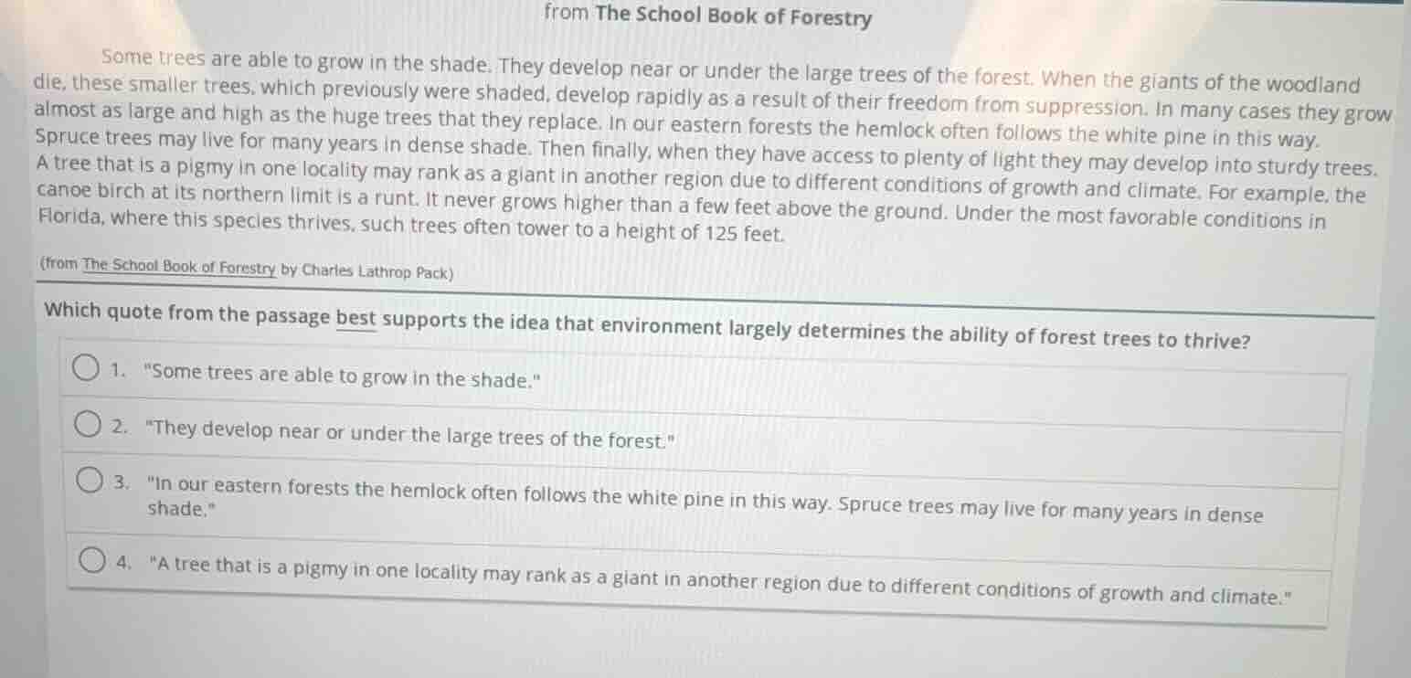 from the school book of forestry some trees are able to grow in the sha…