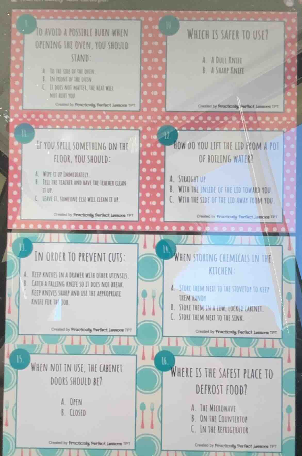 1. to avoid a possible burn when opening the oven, you should stand: a.…