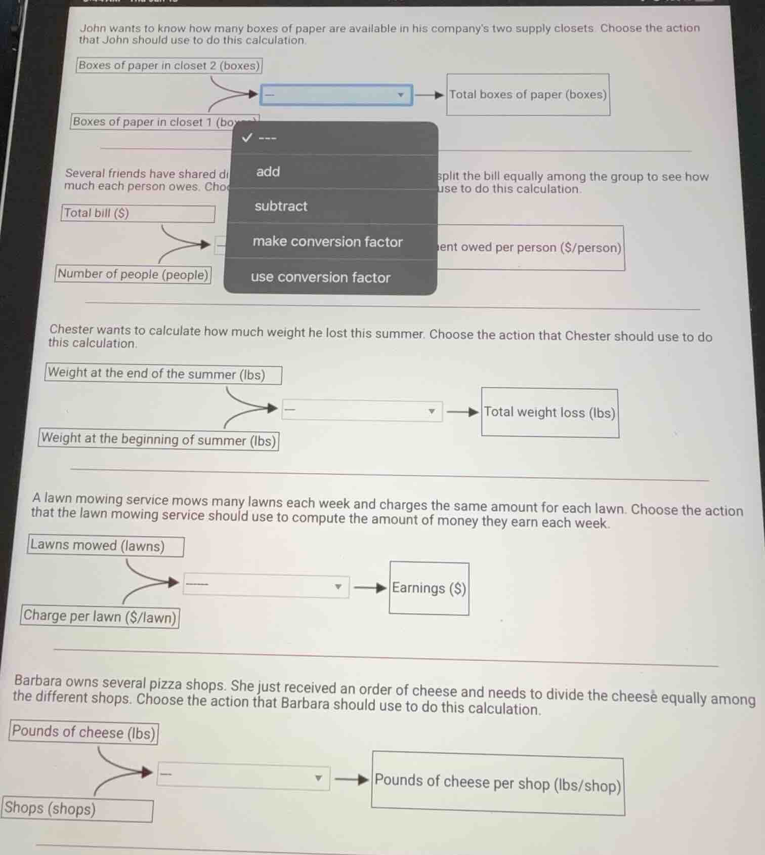 john wants to know how many boxes of paper are available in his company…