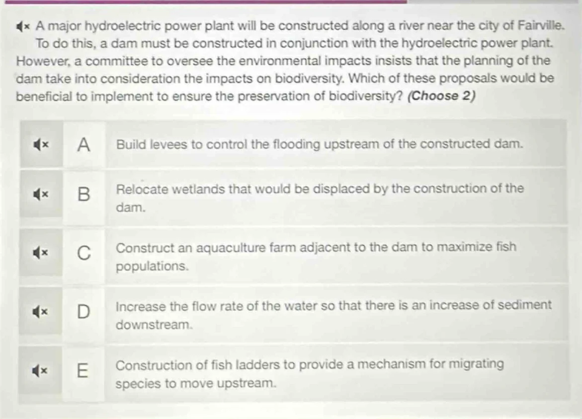 a major hydroelectric power plant will be constructed along a river nea…