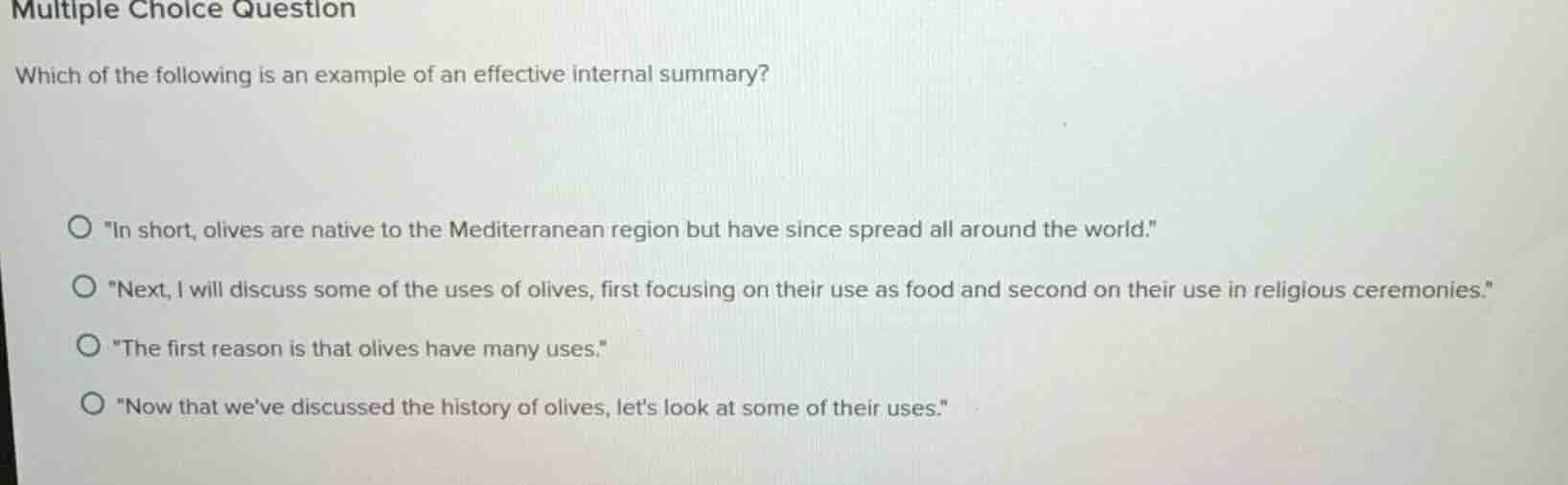 multiple choice question which of the following is an example of an eff…