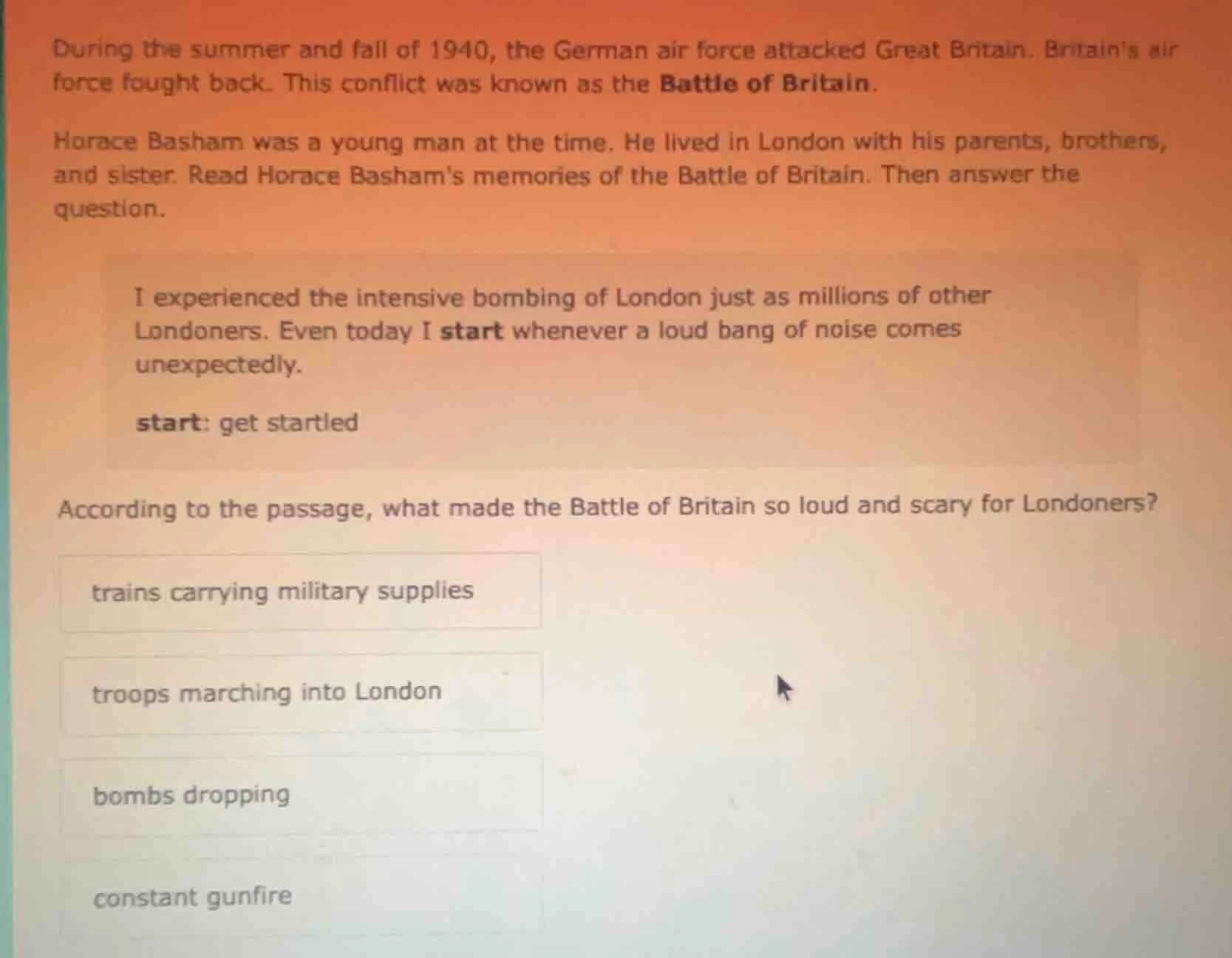 during the summer and fall of 1940, the german air force attacked great…