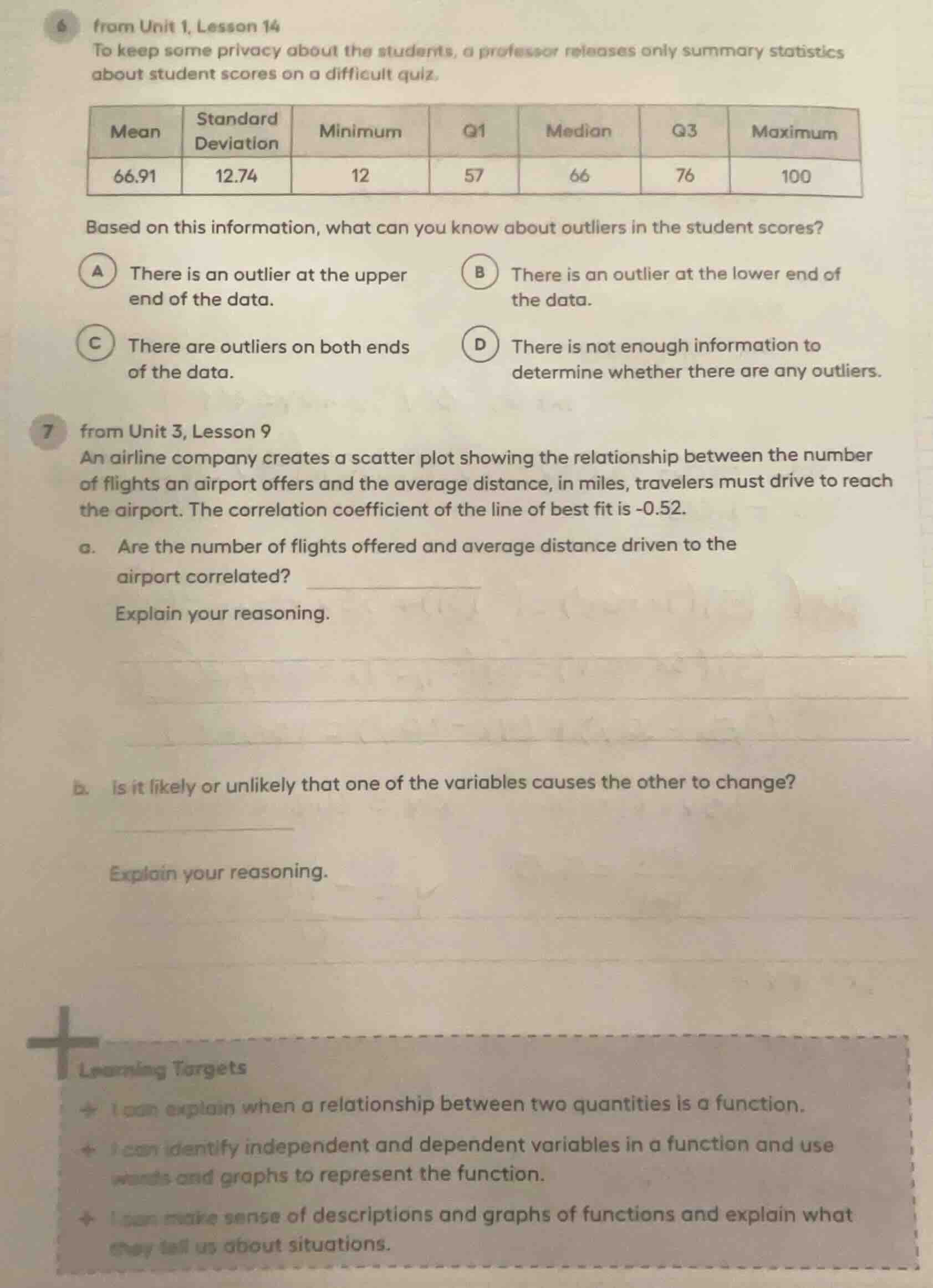 6 from unit 1, lesson 14 to keep some privacy about the students, a pro…