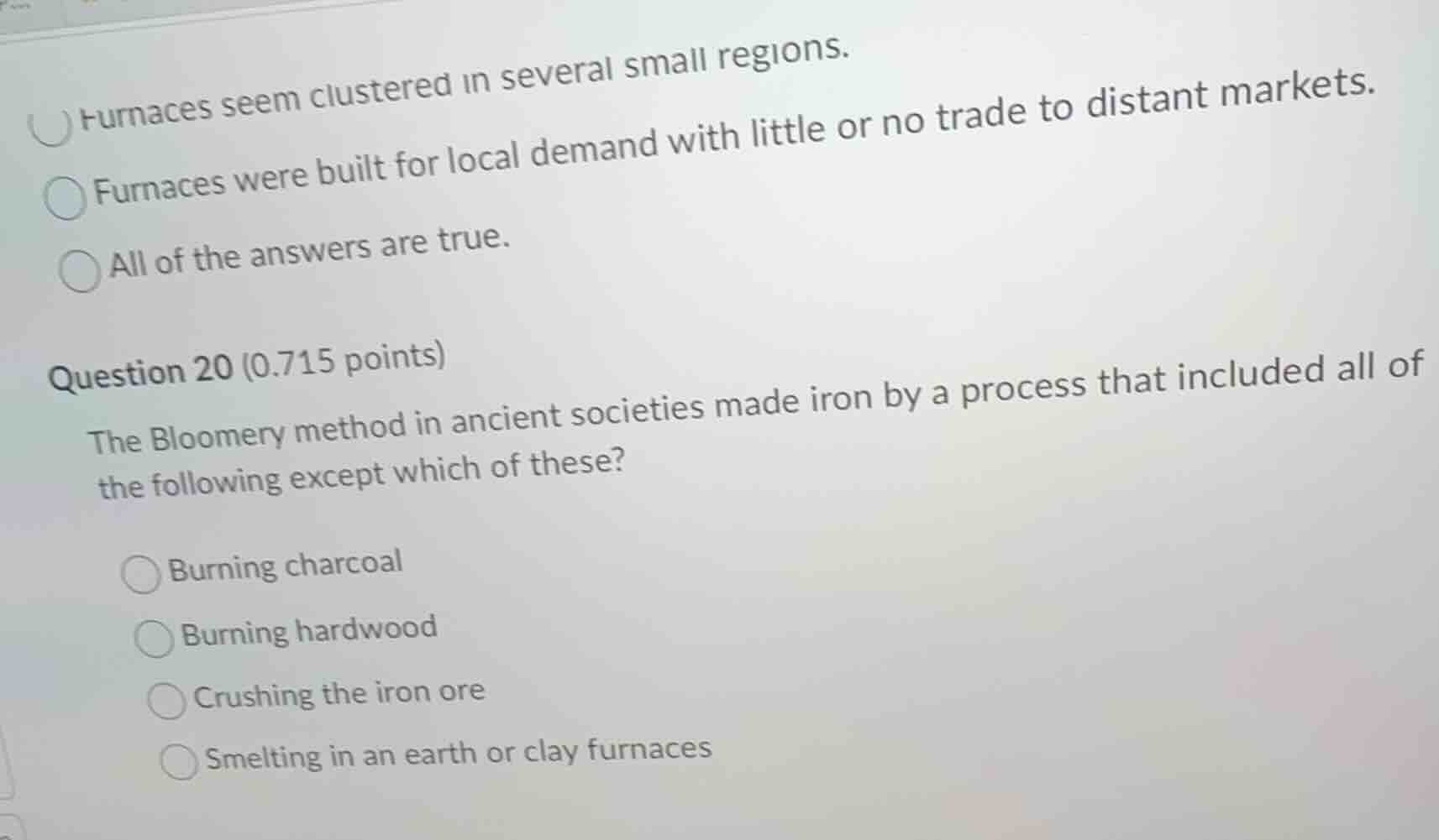 furnaces seem clustered in several small regions. furnaces were built f…