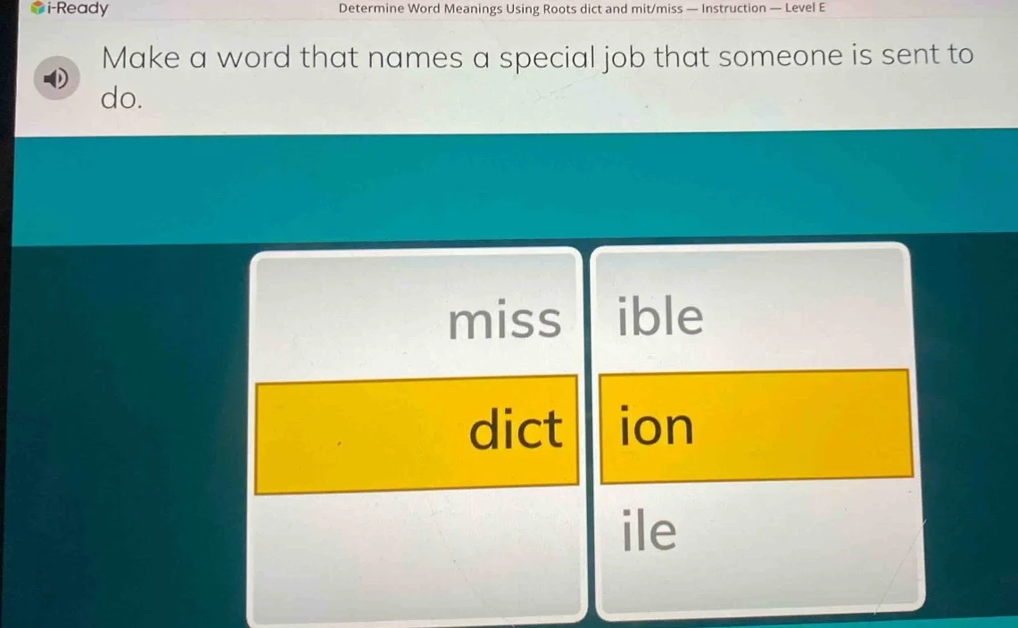 determine word meanings using roots dict and mit/miss — instruction — l…