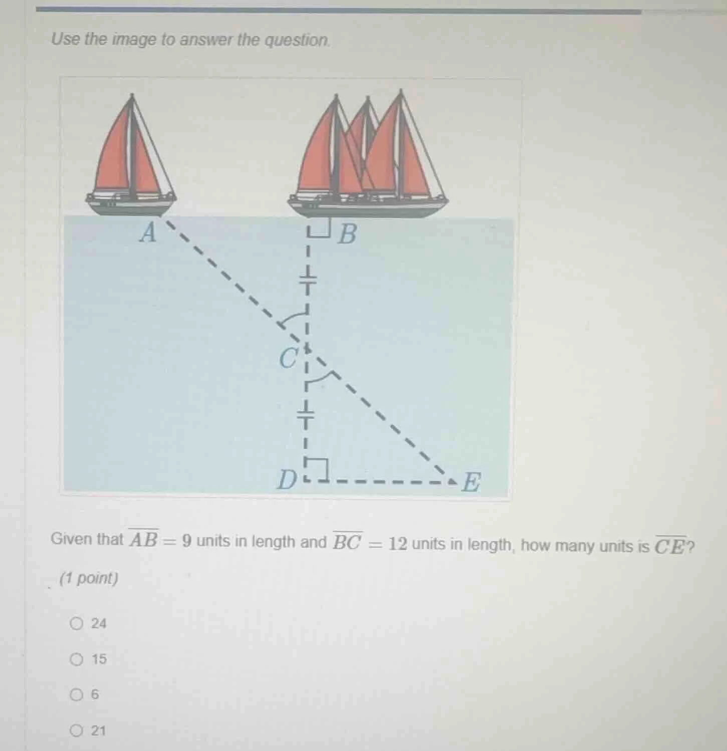use the image to answer the question. given that \\(\\overline{ab} = 9\…