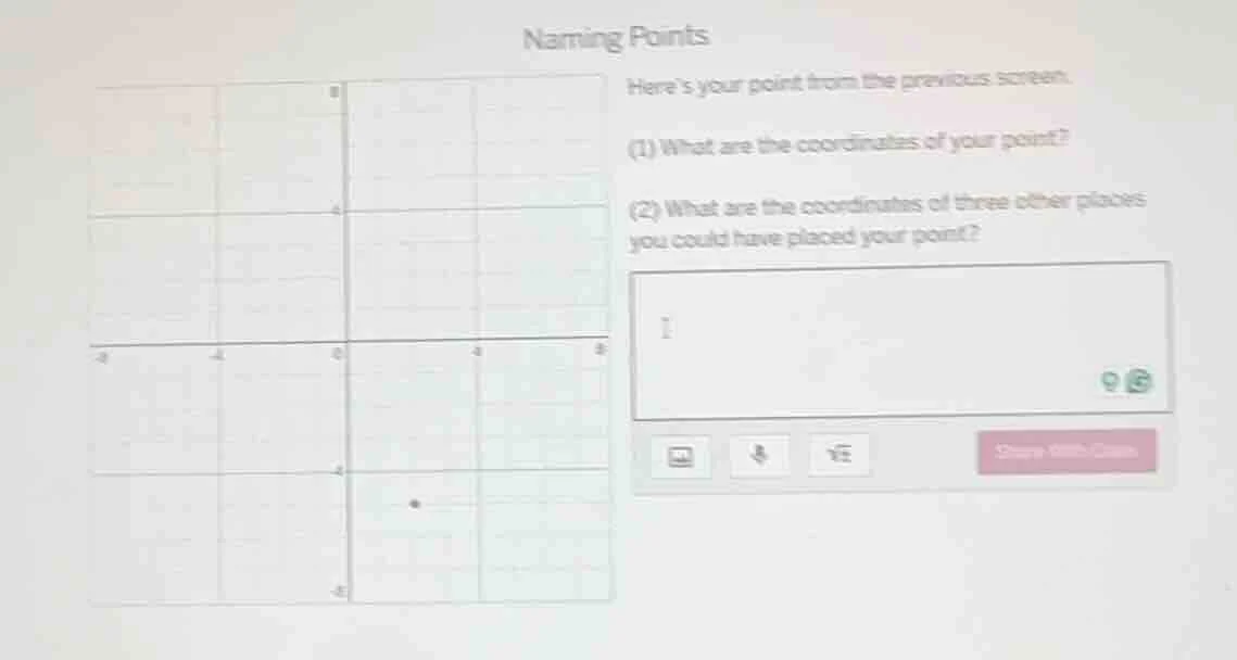 naming points heres your point from the previous screen. (1) what are t…