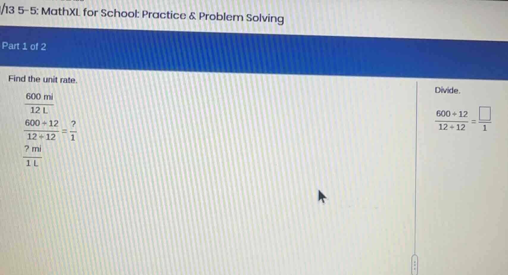 /13 5-5: mathxl for school: practice & problem solving part 1 of 2 find…