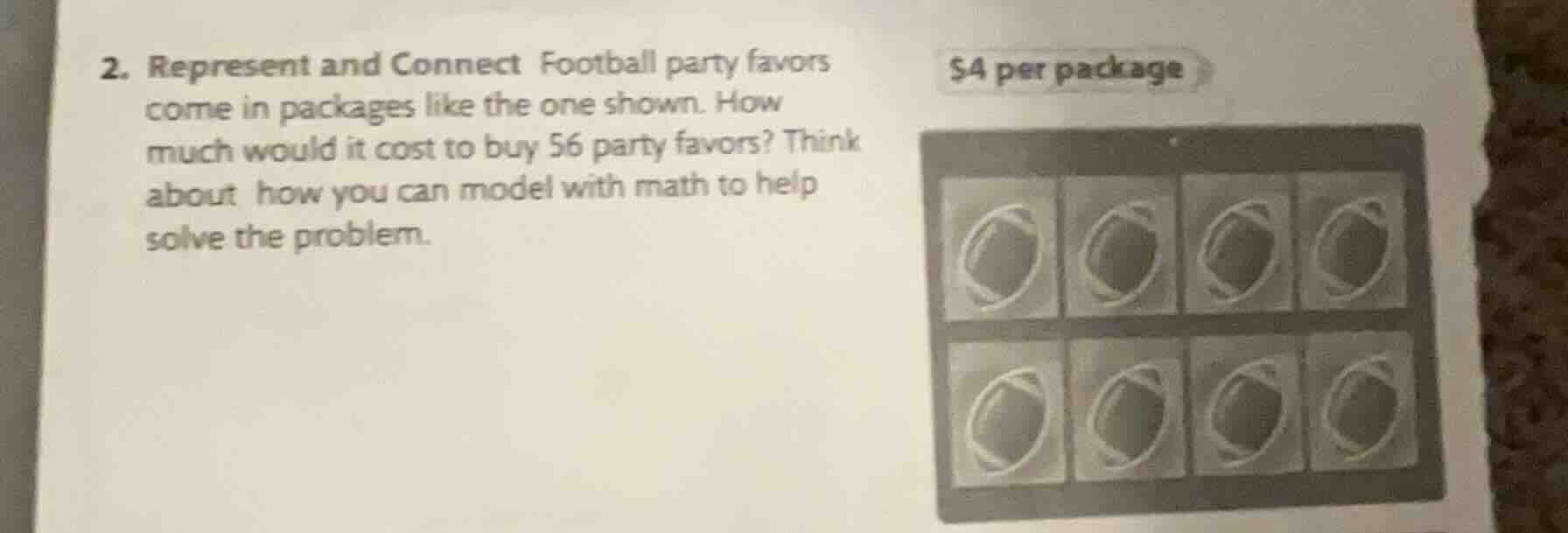 2. represent and connect football party favors come in packages like th…